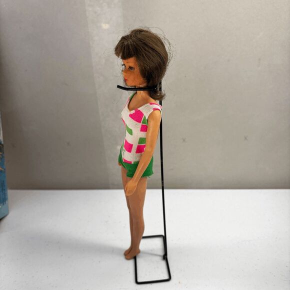 Barbie Mattel 1965 Francie Brunette Bendable legs MODern cousin #1130 In Box - Picture 4 of 15